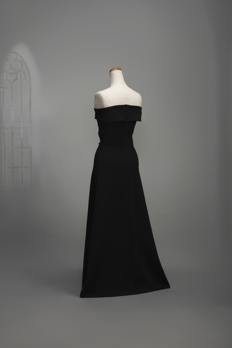 カシュクールドレス　ブラック