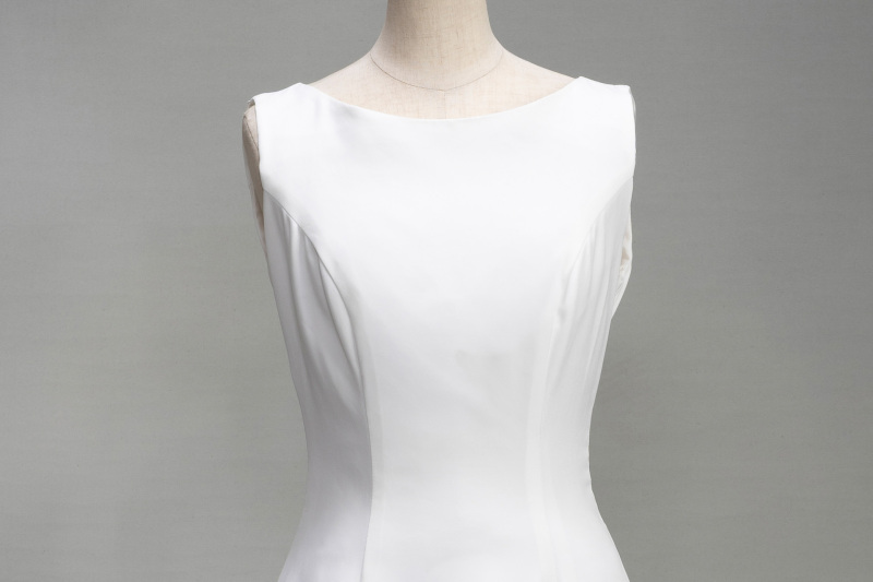 ノースリトレーンドレス　ホワイト