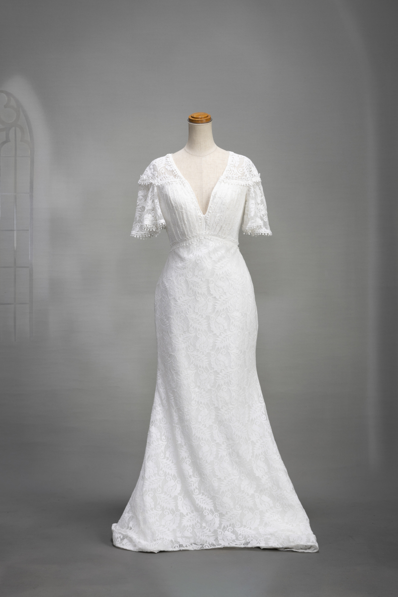 レースマーメイドドレス