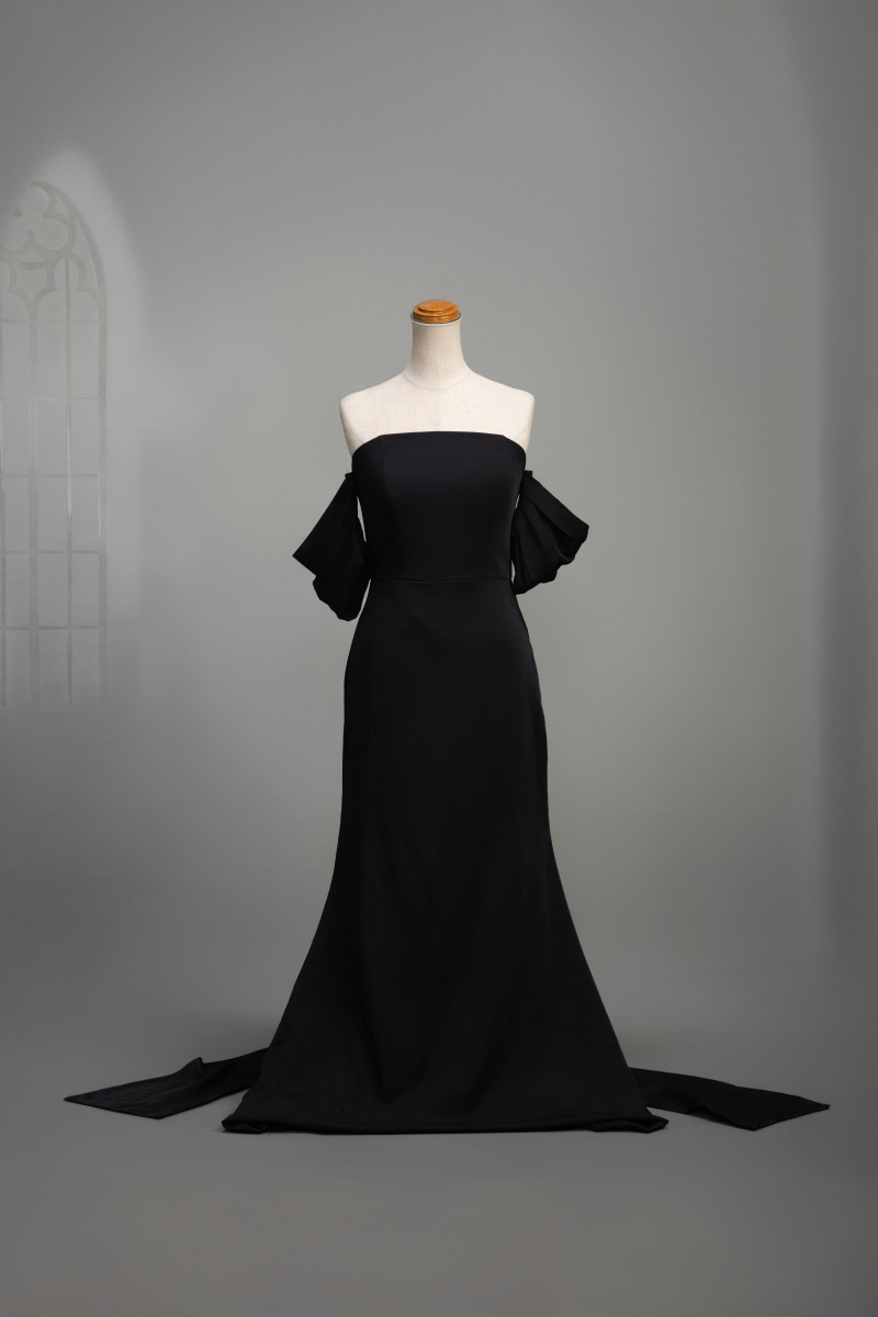 サイドスリーブドレス