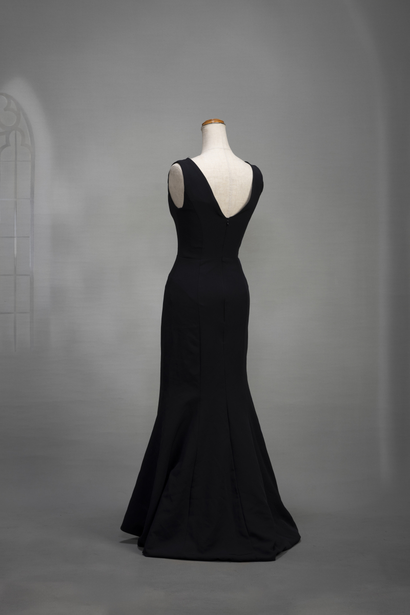 シンプルノースリドレス　ブラック