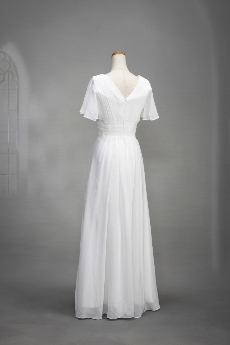 フリルシフォンドレス