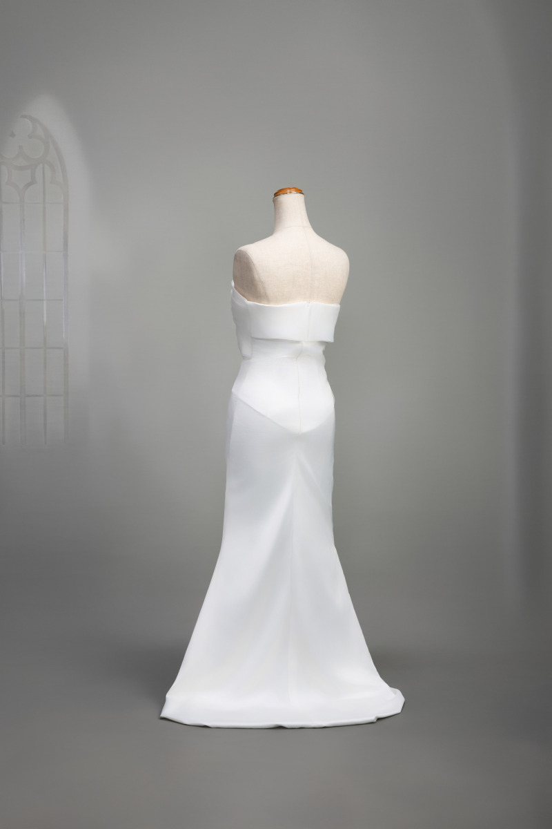 チュールベアトップドレス