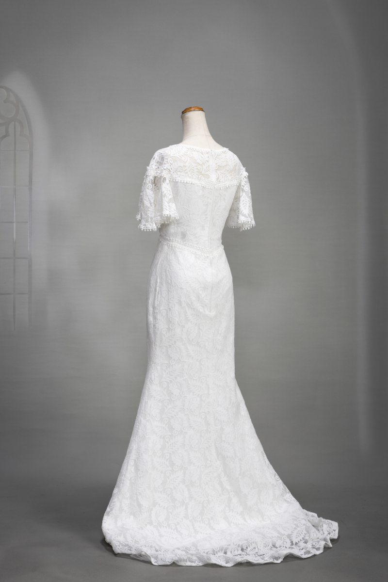 レースマーメイドドレス