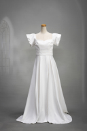 2wayパフスリーブドレス　ホワイト