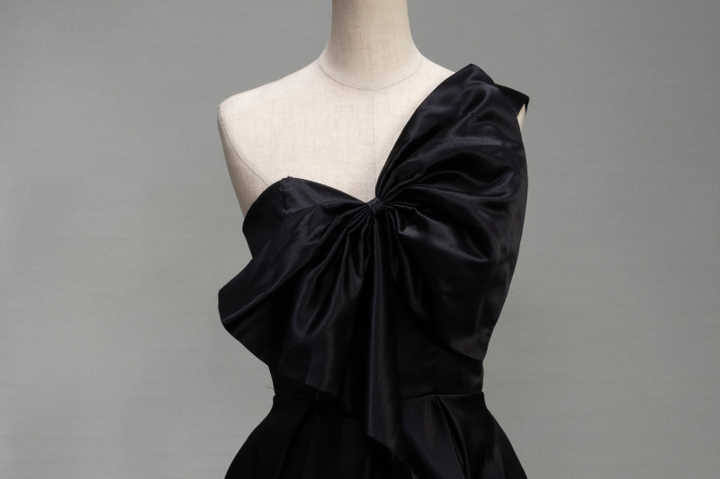 ワンショルダードレス　ブラック