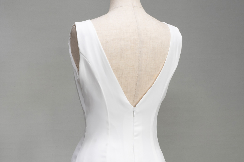 ノースリトレーンドレス　ホワイト