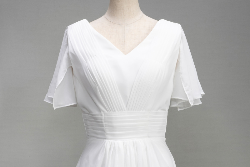 フリルシフォンドレス