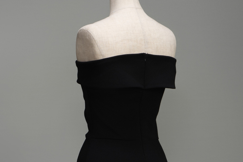 カシュクールドレス　ブラック