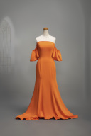 付け袖マーメイドドレス