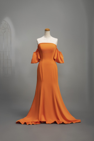 付け袖マーメイドドレス