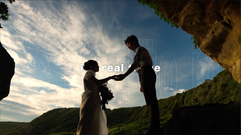 結婚式のオープニングムービーを作成できます!