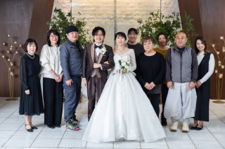 大切な方々と一緒に撮影を