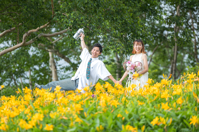 好きな場所で好きな物と楽しく撮影しています