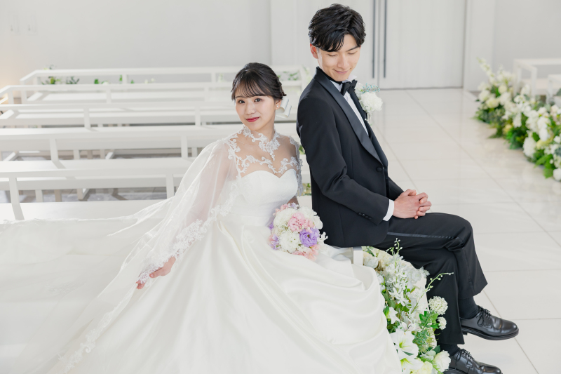 【モニターキャンペーン】⭐︎3月末までにご予約⭐︎写真全データ・特急納品＊チャペルで撮影＊通常&yen;100,000&rarr;&yen;40,000