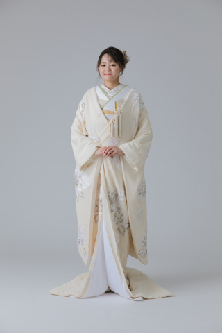 牡丹　蝶　アイボリー