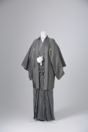  ダークグレー×仙台平