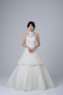 トップス銀刺繍バルーン