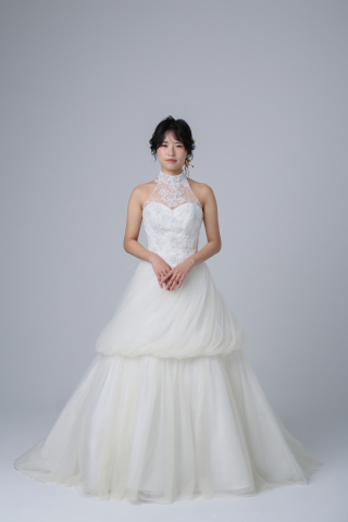 トップス銀刺繍バルーン