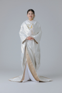 ダリア　ふきベージュ/ホワイト