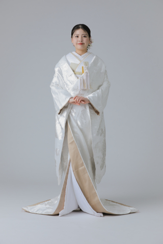 ダリア　ふきベージュ/ホワイト