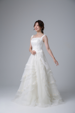 肩あり花付きAライン