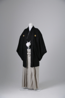 黒ラメ×白市松