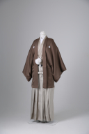 ブラウン×白市松