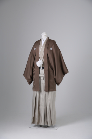 ブラウン×白市松