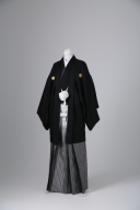 黒ラメ×シールバーグラデーション