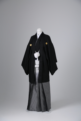 黒ラメ×シールバーグラデーション