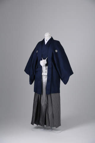 ネイビー×シルバーグラデーション