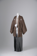 ブラウン×シルバーグラデーション