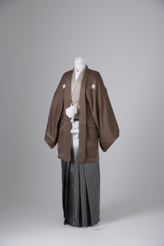 ブラウン×シルバーグラデーション