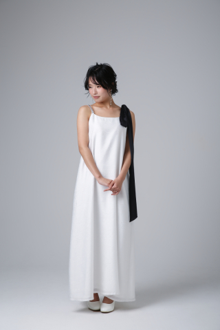 ショルダー黒リボン/ルベリル