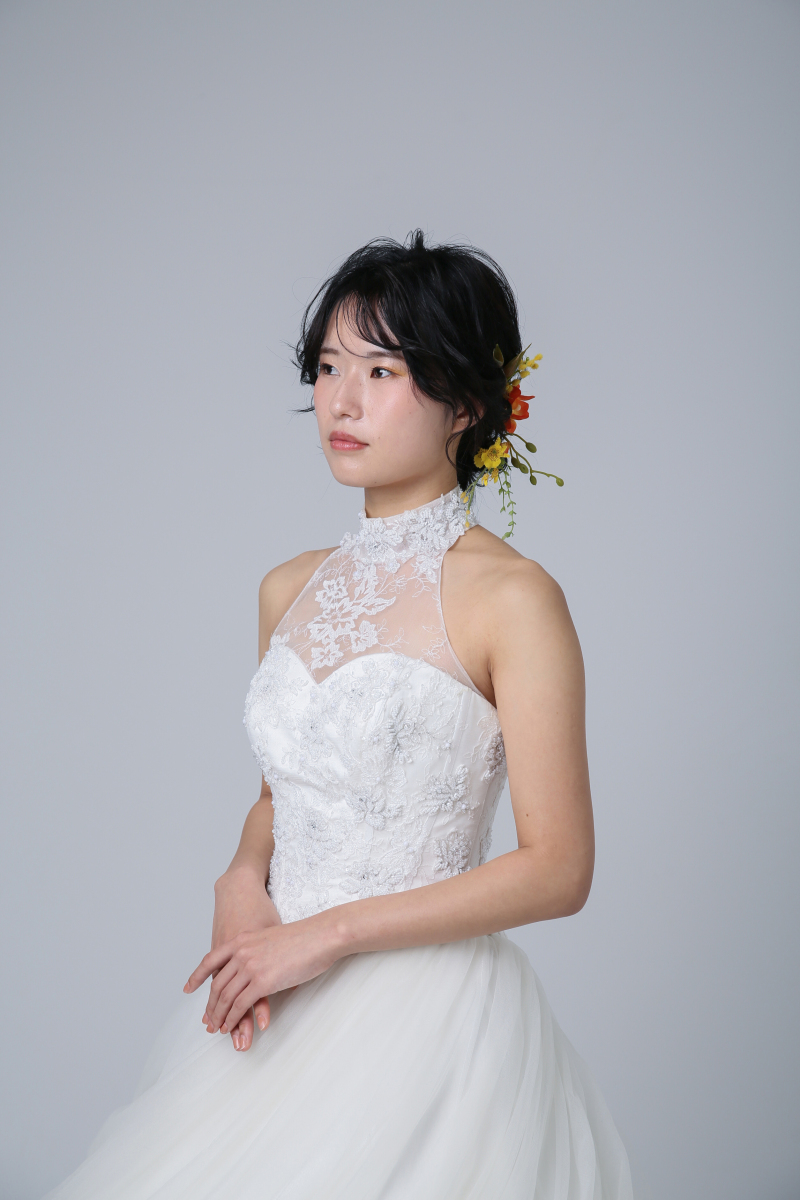 トップス銀刺繍バルーン　60595