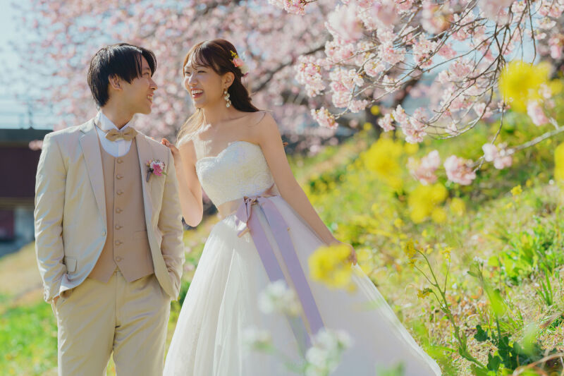 笑い合うふたり