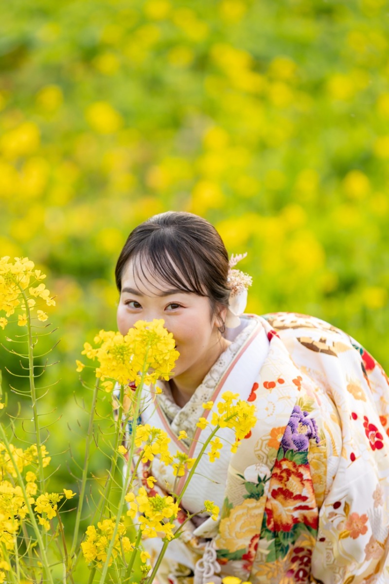 春を感じるしぐさ