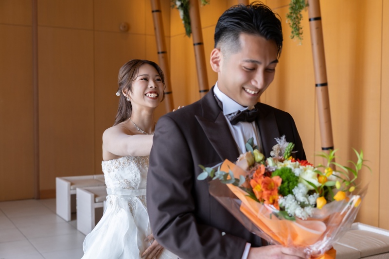サプライズの花束に込めた、ありがとうの想い