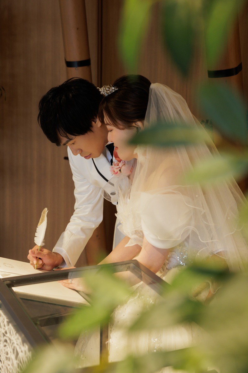 結婚証明書記入