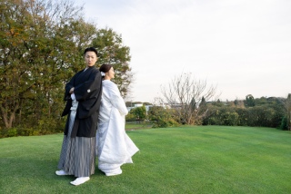 屋内庭園はいろんな背景で撮れます！