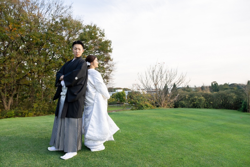 屋内庭園はいろんな背景で撮れます！