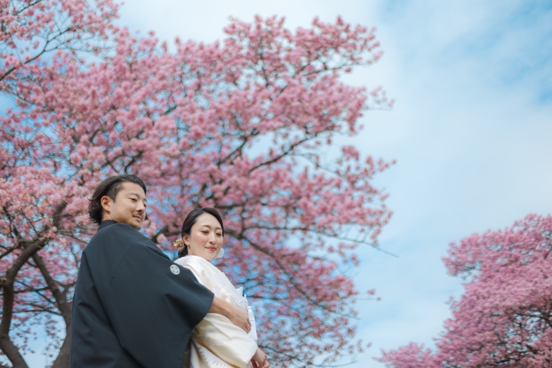 見上げショット！