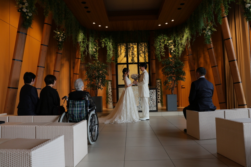 家族も呼んで撮影