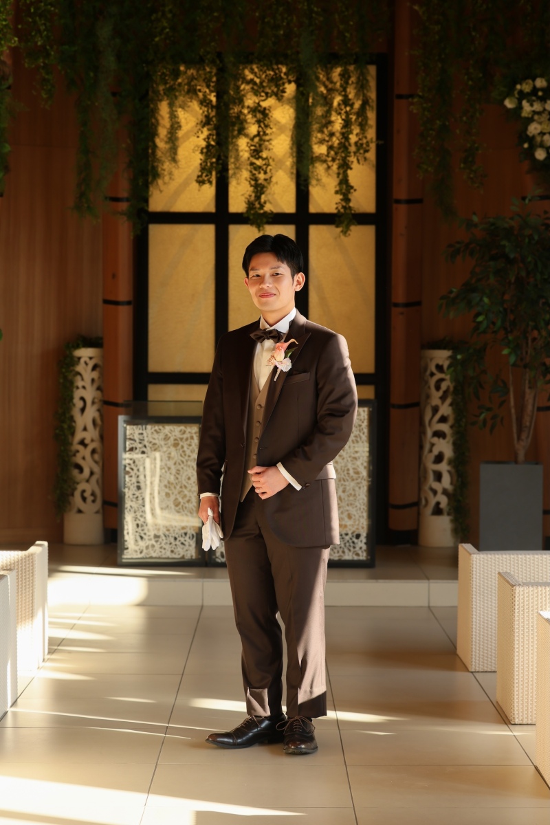 新郎様ソロカット