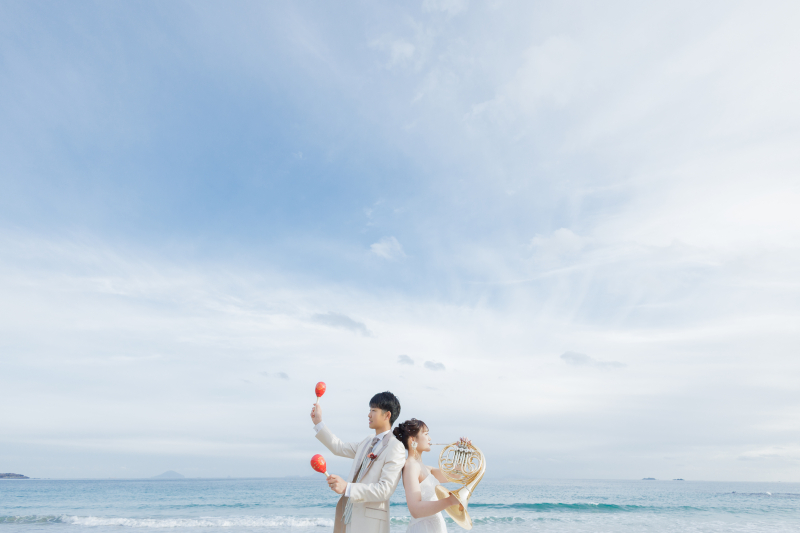 河津桜と菜の花と海と