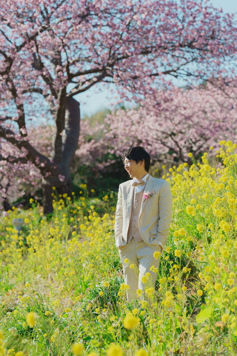 桜の中で見せた、穏やかな春の横顔