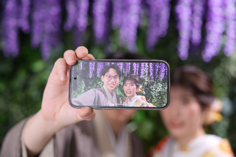 【屋内庭園】藤の花