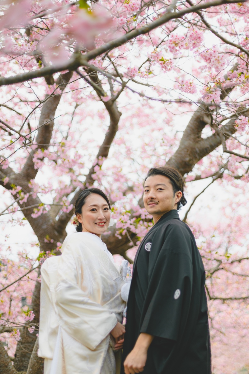 振り返りツーショット