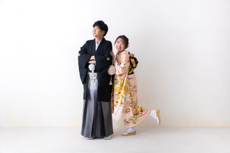 ぎゅっとする新婦様